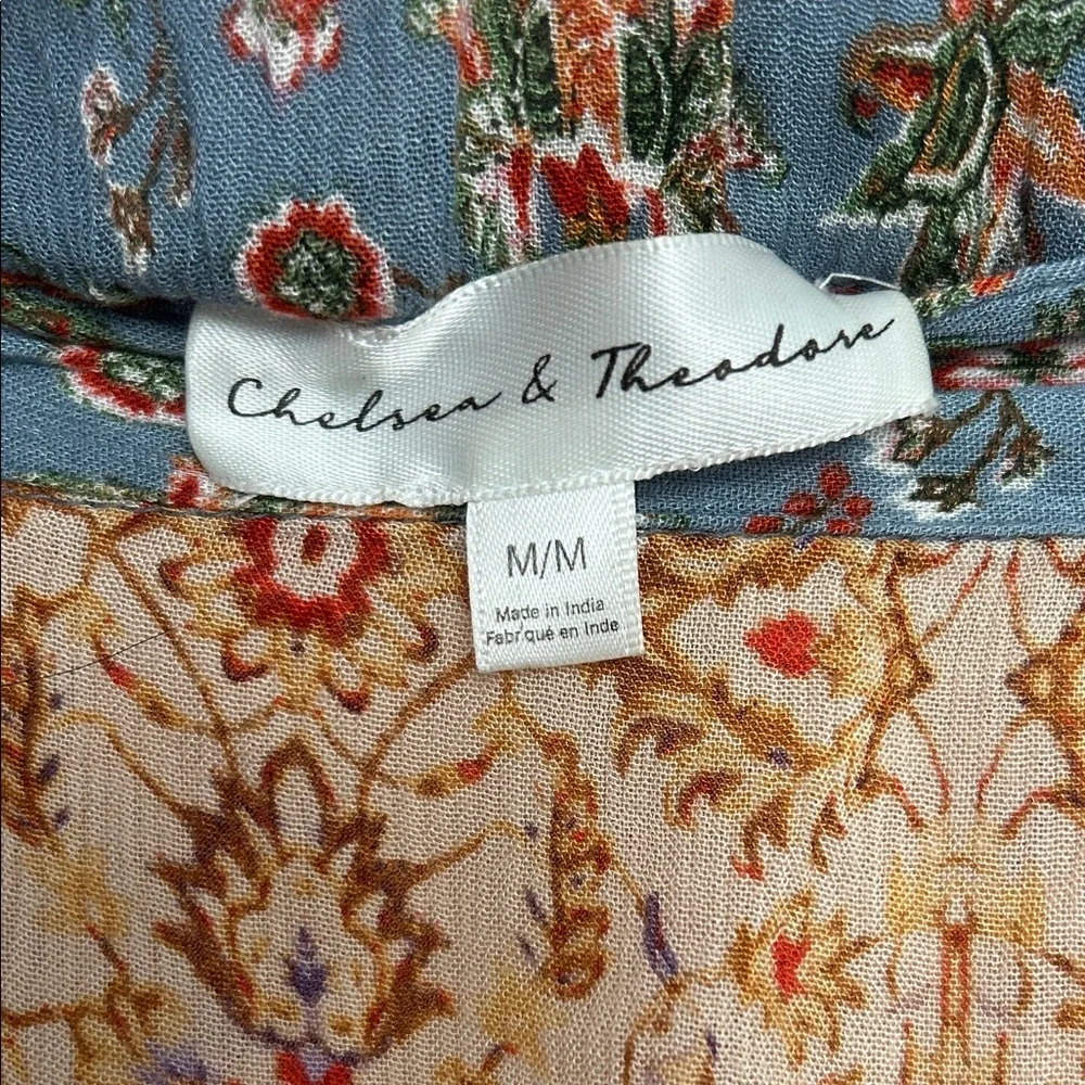Bohemian Floral Patchwork Midi Skirt - Picture 9 of 9